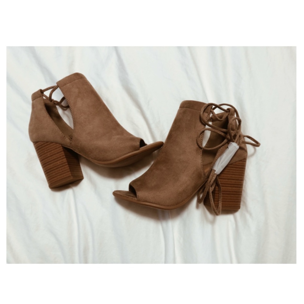Peep Shoe Booties